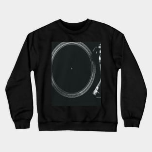 Turntable - Vintage Audio LP Vinyl Record Player Gift Crewneck Sweatshirt